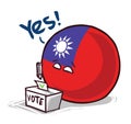 Taiwan country ball voting yes