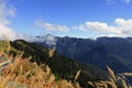 Taiwan Famous Landscape :Hehuan Mountain Royalty Free Stock Photo