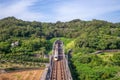 Taiwan high speed rail THSR at miaoli Royalty Free Stock Photo