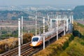 Taiwan High Speed Rail train Royalty Free Stock Photo