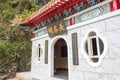 Eternal Spring Shirine(Changchunci) in Taroko National Park. a famous landscape in Hualien, Taiwan. Royalty Free Stock Photo