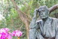 Yoichi Hatta Statue at Wushantou Dam. a famous historic site in Tainan, Taiwan.