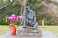 Yoichi Hatta Statue at Wushantou Dam. a famous historic site in Tainan, Taiwan.