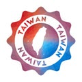 Taiwan low poly logo.