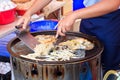 Taiwan oyster omelet