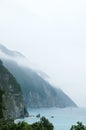 Taiwan Qingshui Cliff on rainy day