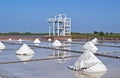 Taiwan Salt pan scenery Royalty Free Stock Photo