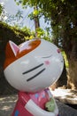 Taiwan, sightseeing spots, monkey cat cat village, statue, happy cat,