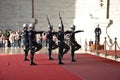 Changing of the Guards, CKS Memorial Hall, Taipei, Royalty Free Stock Photo