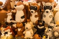 Taiwan,Taipei-05 SEP 2017: the leather animal toy display on shelf sale