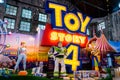 TAIWAN, TAIPEI - 4th Oct 2019, TOYS STORY, The display of animation characters made by LEGO