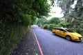 Taiwan Taxi on Mountain Road