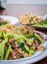 Taiwan traditional delicious fried rice with egg and lamb