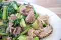 Taiwan traditional delicious stir-fried lamb