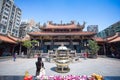 Taiwan Travel Architecture Image : Lungshan Temple. Worship for Guanshiyin Budda and other divine spirits.