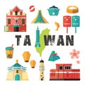 Taiwan travel concept