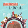 Taiwan travel poster