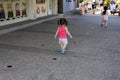 In the kindergarten, the children play the game on the floor Royalty Free Stock Photo