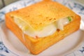 Taiwanese Food (coffin bread) Royalty Free Stock Photo