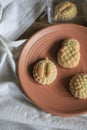 Taiwanese Pineapple Cakes, famous sweet delicious dessert food with tea