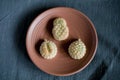 Taiwanese Pineapple Cakes, famous sweet delicious dessert food with tea