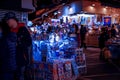 Taiwanese Street Vendor At Shilin Night Market Royalty Free Stock Photo