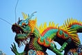 Taiwanese temple Dragon Royalty Free Stock Photo