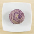 The Taiwanese violet crystal taro cake