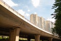 an overpass bridged in Taiyuan