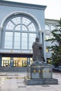 Confucius statue and library in Taiyuan University of Technology