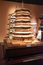 Sahya pagods in the Fogong temple model in the Shanxi Museum