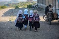 Yemeni children going to school