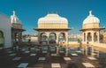 Taj Lake Palace Hotel courtyard. Royalty Free Stock Photo