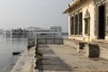 Taj Lake Palace on lake Pichola in Udaipur, Rajasthan, India. Royalty Free Stock Photo