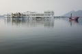 Taj Lake Palace on lake Pichola in Udaipur, Rajasthan, India. Royalty Free Stock Photo