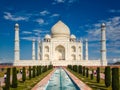 Taj Mahal, Agra, Uttar Pradesh, Rajasthan, India, Asia Royalty Free Stock Photo