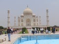 Taj Mahal Agra left view