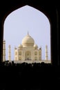 Taj Mahal from the arch Royalty Free Stock Photo