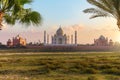 Taj Mahal back view, India, Uttar Pradesh, India