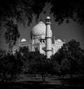 Taj Mahal in Black and White