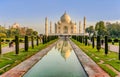 Taj Mahal, Blue sky, India Royalty Free Stock Photo