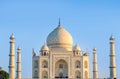 Taj Mahal, Blue sky, Travel to India Royalty Free Stock Photo