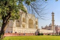 Taj Mahal, Blue sky, Travel to India Royalty Free Stock Photo