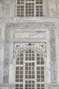 The Taj Mahal built by the Mughal emperor Shah Jahan as a mausoleum for his beloved wife Mumtaz Mahal, Agra