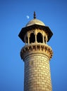 Taj Mahal corner tower, Agra, India.