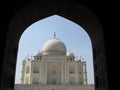 TAJ MAHAL Door way Royalty Free Stock Photo
