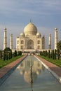 Taj mahal in evening light Royalty Free Stock Photo