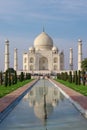 Taj mahal in evening light Royalty Free Stock Photo