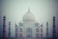 Taj mahal , A famous historical monument, A monument of love, the Greatest White marble tomb in India, Agra, Uttar Pradesh Royalty Free Stock Photo