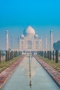 Taj mahal , A famous historical monument, A monument of love, the Greatest White marble tomb in India, Agra, Uttar Pradesh Royalty Free Stock Photo